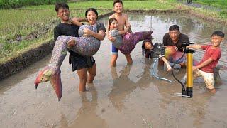 RAMA P0MPA 3 PERVT DUYUNG DI KOLAM LUMPUR, SERU BANGET!!