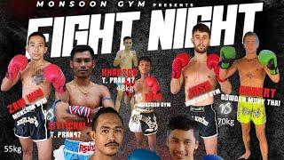 Muay Thai Fight Night at Monsoon Gym, Koh Tao