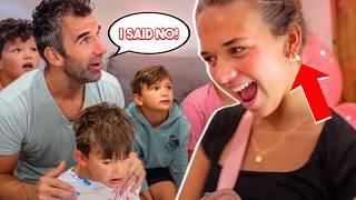 She got another piercing?! | 15th Birthday Shocked Dad…