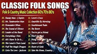 Neil Young, Simon & Garfunkel, J. Denver, James Taylor, Bob Dylan - Folk & Country Songs Collection