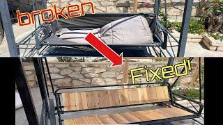 We BROKE our swing! | This is how I FIXED it!