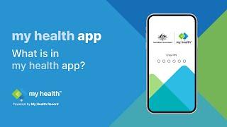 my health app – what is in my health app?