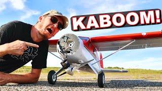 GIANT RC AIRPLANE CRASH EXPLOSION!!!! - FMS Beaver 2000mm V2 - TheRcSaylors
