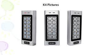 K1K4 Easy Keypad Access Control Secukey