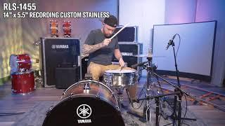 Yamaha Stainless Steel 14” x 5.5” Vs. Maple 14” x 6.5” Snare Drum Comparison