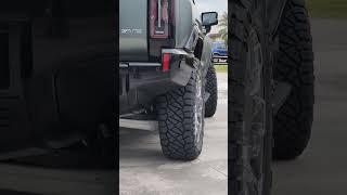 Hummer EV 4 Wheel Steering in Action #trucks #liftedtrucks #37intires