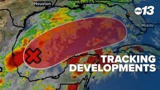 Gulf development: Tracking storms