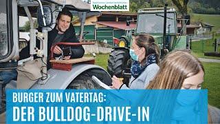 Ein Bulldog-Drive-In in Enghausen | Burger & Traktoren | Oberbayern