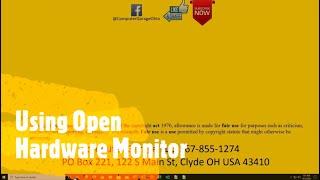 Using Open Hardware Monitor to Check CPU Temps and More