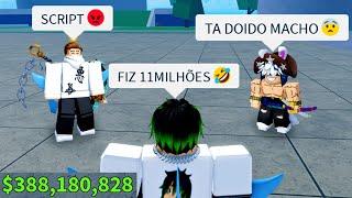 TROLLEI MEUS AMIGOS COM MONEY FAKE NO BLOX FRUITS