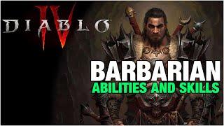 Barbarian Class Skill Tree & Abilities - Diablo 4 [4k]