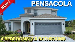 NEW 4 bedroom Homes For Sale in Florida.  The Pensacola New Construction House Tour.