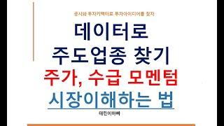 데이터로 주도업종 찾기 주가, 수급 모멘텀 시장이해하는 법