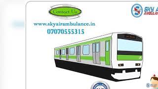 Take Low Budget Train Ambulance Service in Kolkata