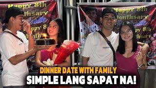 OUR SIMPLE DINNER DATE WITH FAMILY!