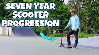 7 Year Scooter Progression Roman Dellapena.