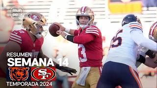 Chicago Bears vs. San Francisco 49ers | Resumen NFL en español - Semana 14 | NFL Highlights 2024