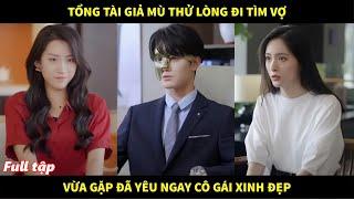 Tổng Tài giả mù thử lòng đi tìm vợ, vừa gặp đã yêu ngay cô gái xinh đẹp muốn kết hôn cùng anh