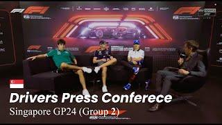 F1 Drivers Press Conference Group 2 - SingaporeGP 2024