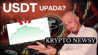 Kryptowaluty Wiadomości!  Czy USDT upada???