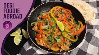 Easy Mexican Chicken Fajitas Recipe with Tortillas | Quick Mexican Dish with Homemade Seasoning