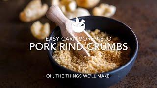 How to Make Pork Rind Crumbs (Pork Panko Recipe)