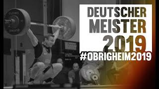 German Weightlifting Championship 2019 in Obrigheim