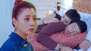 Drunk man with female boss taken to room, wife appears suddenly, he panics!