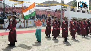 LG Ladakh hoists tricolour on I-Day, Ladakh Police Commando forces & canine squad make debut