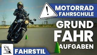 Motorrad Führerschein - Tipps & Tricks vom Fahrlehrer: Grundfahraufgaben der praktischen Fahrprüfung