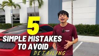 5 Car Detailing Mistakes That Will Get You FIRED - Detailing Beyond Limits