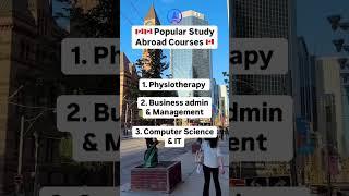 Courses to study in Canada  as an International student #careeredu #studyabroadcanada