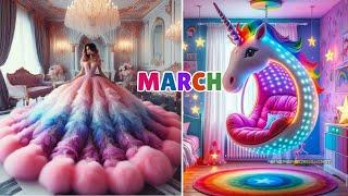 Choose Your Birthday Month & See Your Fluffy Gowns With Couch!!!