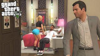 MICHAEL CAUGHT TRACEY IN ROOM WITH RAPPER BOYFRIEND IN GTA 5!!!