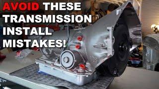 How to Properly Install a Torque Converter Into a Transmission & Adjust the TV Cable