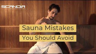 Sauna Mistakes You Should Avoid