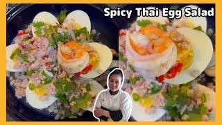 Delicious Salad | How to make Easy Spicy Thai Salad At Home |ThaiChef Food