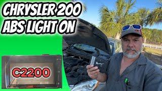 Mobile Mechanic Tackles Tricky Chrysler 200 ABS Repair!