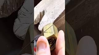Upcycling a Brass Nut into a Chain Cuff – Silent DIY ASMR