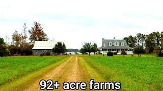 North Carolina Farms For Sale | 92+ acres | North Carolina Land For Sale | Waterfront Homes For Sale