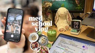 med school vlog | productive weeks in my life: immunology, cafes, recess week, jb trip!