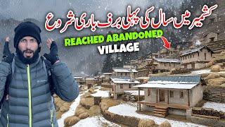 Kashmir’s First Snowfall | Surviving in a Haunted Abandoned Village