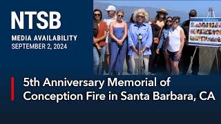 NTSB Media Availability - NTSB Chair Jennifer Homendy in Santa Barbara, CA