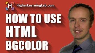 HTML BGCOLOR - How To Use It And Why You Shouldn't