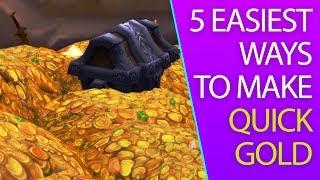 5 Easy Ways to Make Gold in BFA + 1 Million Gold Giveaway | Quick WoW Gold Guide