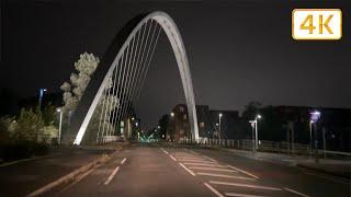 A 4am Drive Through Manchester & Salford | Hulme, Salford Quays, MediaCityUK | Driver POV