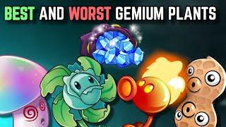 Top 5 BEST and WORST GEMIUM PLANTS! | Plants vs. Zombies 2