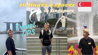 Free Singapore Tour | 16 HOURS LAYOVER GUIDE AND TRAVEL TIPS | (Solo Travel Journey)