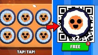 FREE  x2 SUSHI QR CODE  | NEW WORKING SUSHI QR CODE | BRAWL STARS QR CODES | BRAWL STAR NEW UPDATE