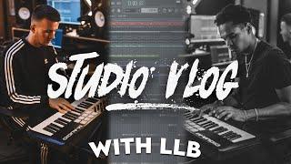 WE MADE 5 DRILL, TRAP, AND RAP BANGERS! (Studio Vlog with @prodllb  )